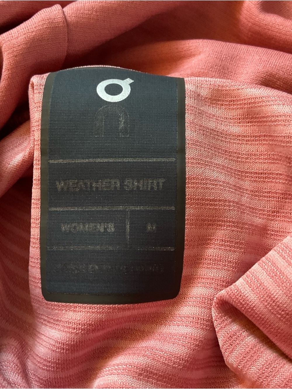 On Running Weather Shirt Dust Rose Pink Women’s Size M Active Workout Run Walk - Picture 12 of 15